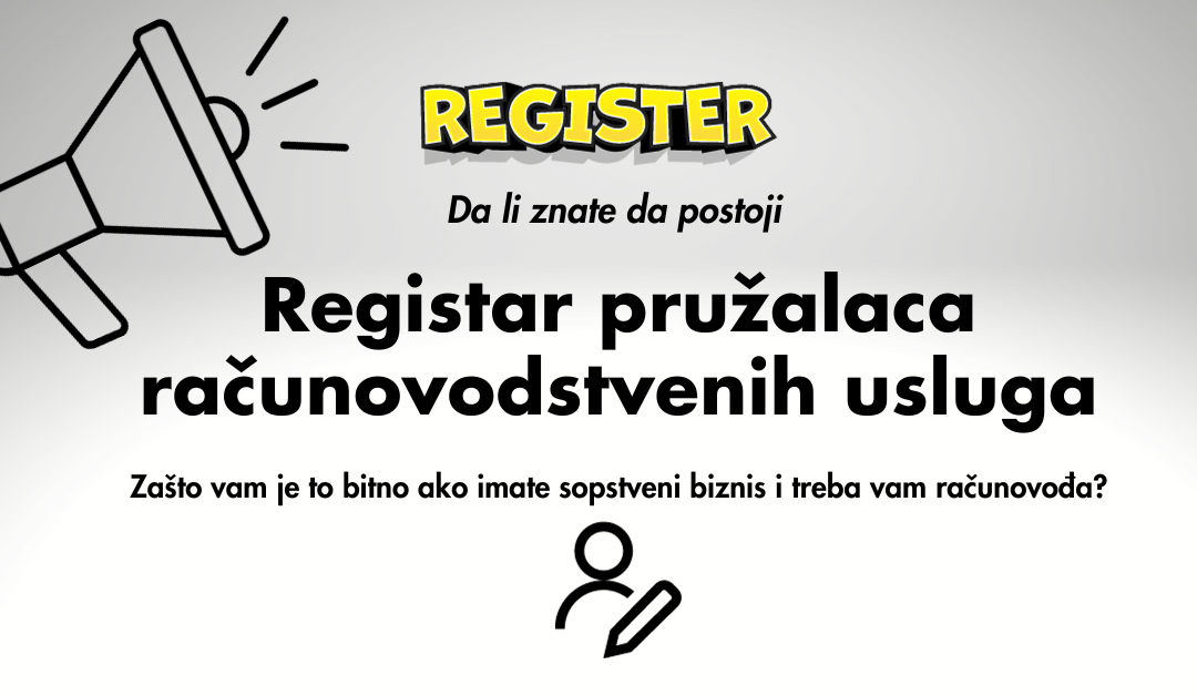 Registar pružalaca računovodstvenih usluga