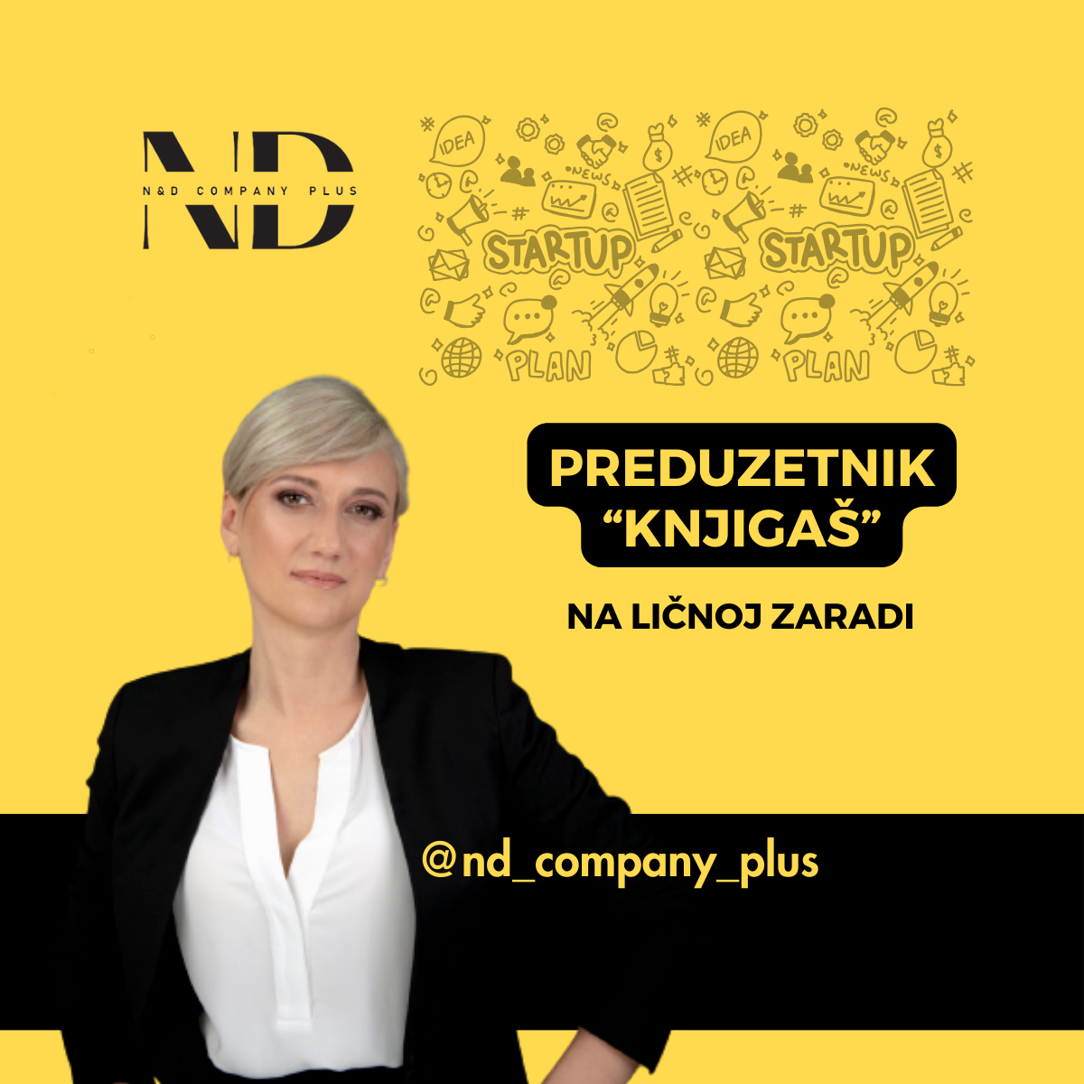 preduzetnik knjigaš na ličnoj zardi